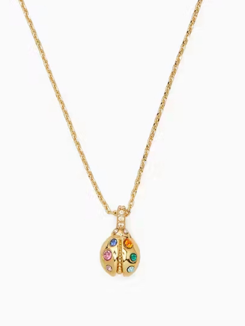 KATE SPADE Nature Walk Ladybug Mini Pendant Necklace